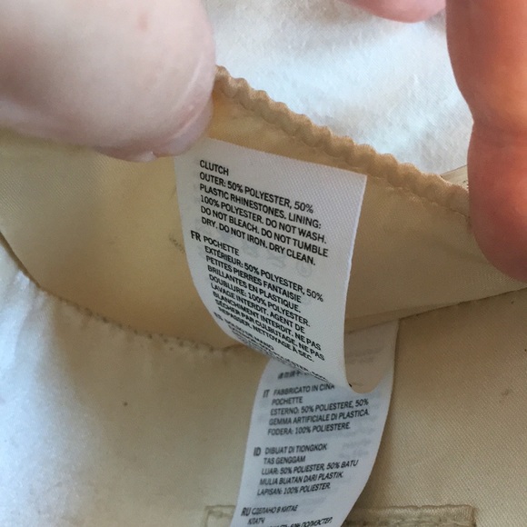 Aldo Gold Sparkly Rhinestone Encrusted Clutch - Picture 11 of 11